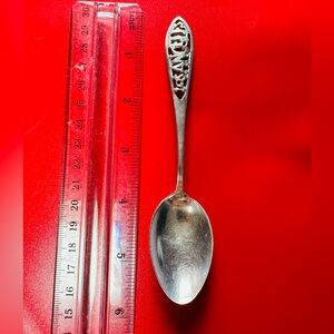 Antique Sterling Silver Souvenir Spoon Los Angeles